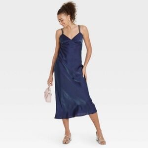 Blue and Green Iridescent Dress